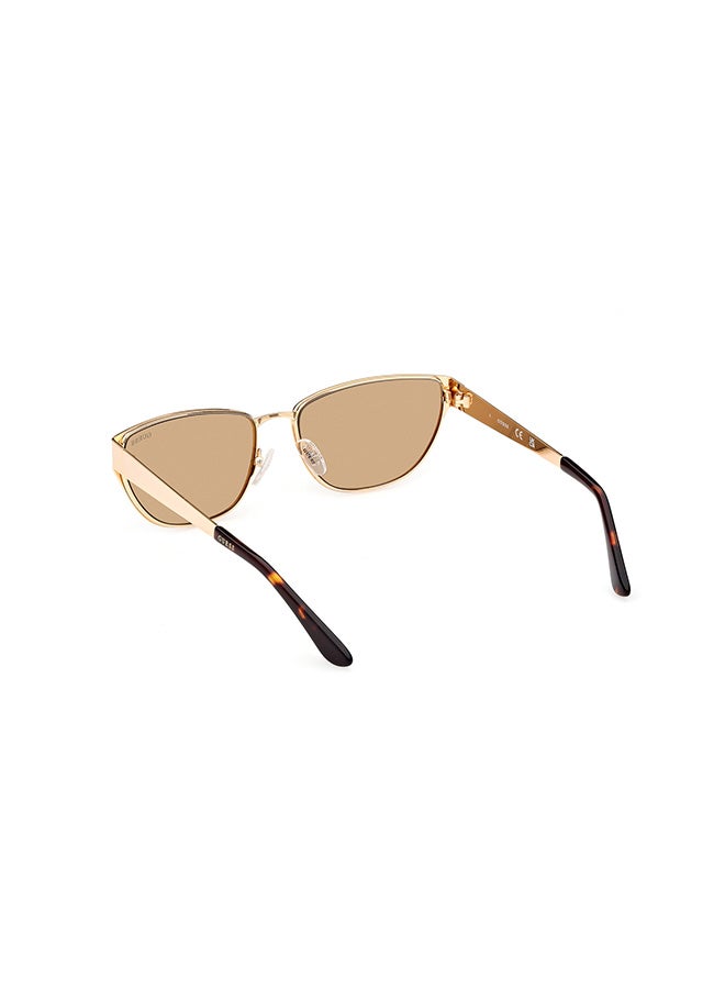 GUESS Women's UV Protection Cat Eye Sunglasses - GU790332G57 - Lens Size: 57 Mm - Image 3